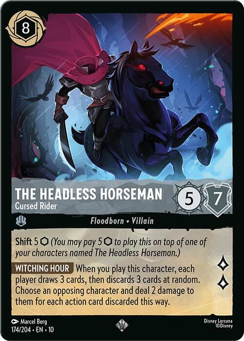 The Headless Horseman - Cursed Rider Card Front