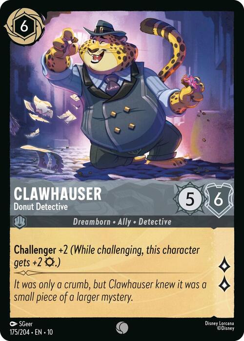 Clawhauser - Donut Detective Card Front
