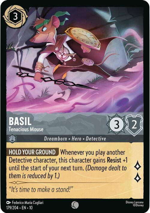 Basil - Tenacious Mouse Card Front
