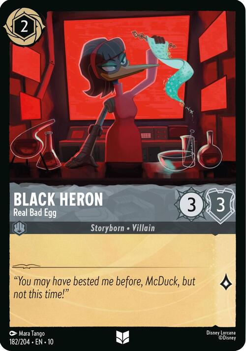 Black Heron - Real Bad Egg Card Front