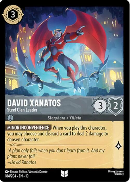 David Xanatos - Steel Clan Leader Card Front