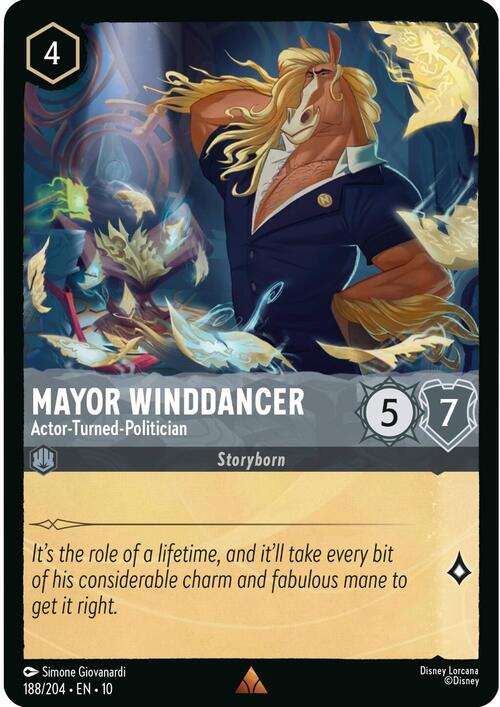 Mayor Winddancer - Actor-Turned-Politician Card Front