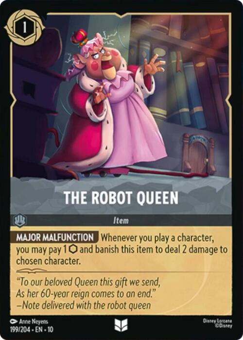 The Robot Queen Card Front