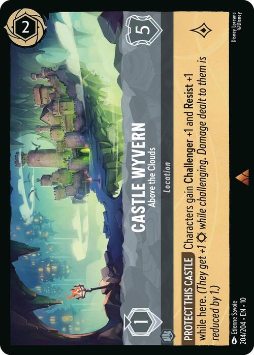 Castle Wyvern - Above the Clouds Card Front