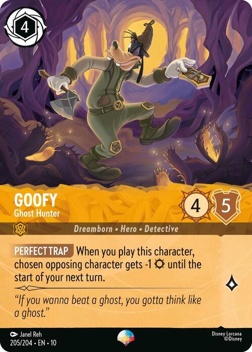 Goofy - Ghost Hunter Card Front