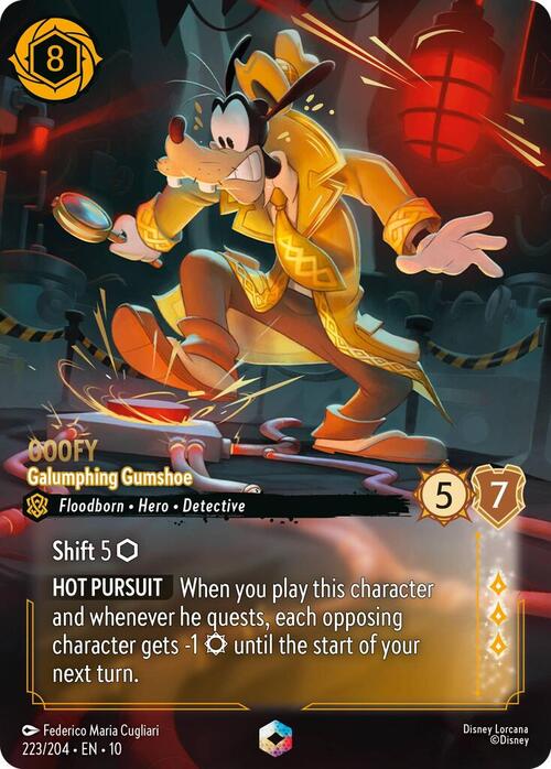 Goofy - Galumphing Gumshoe Card Front