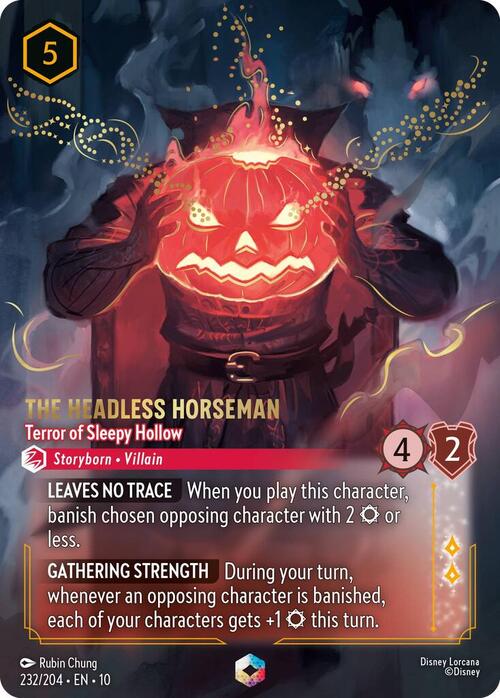 The Headless Horseman - Terror of Sleepy Hollow Card Front