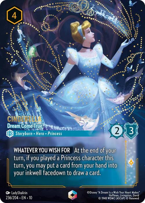 Cinderella - Dream Come True Card Front