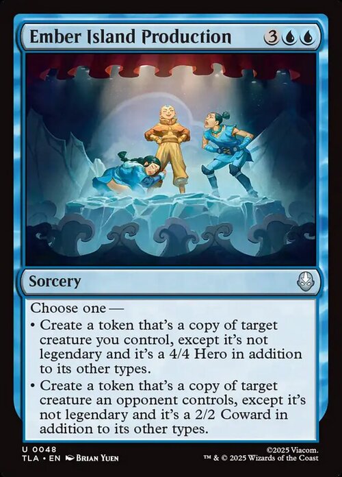 Ember Island Production Card Front