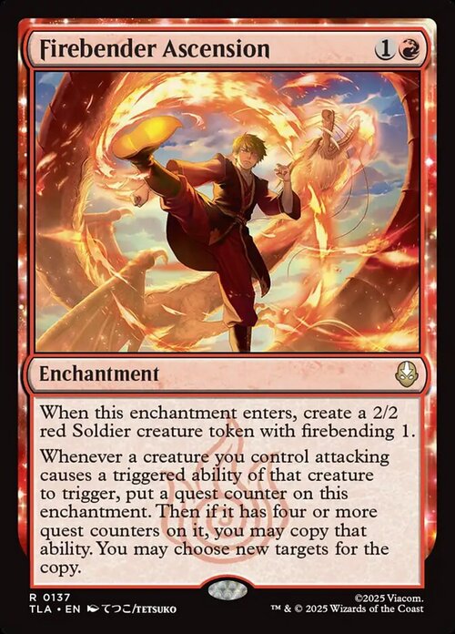 Firebender Ascension Card Front