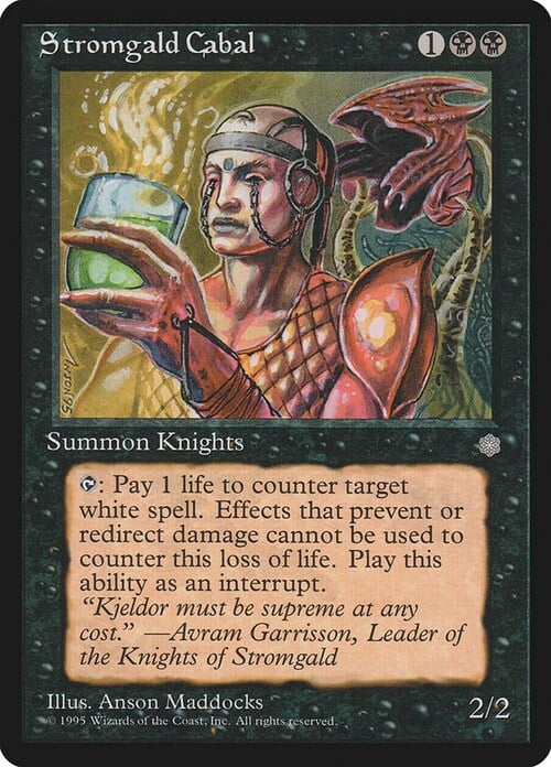 Stromgald Cabal Card Front