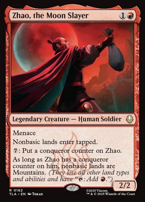 Zhao, the Moon Slayer Card Front