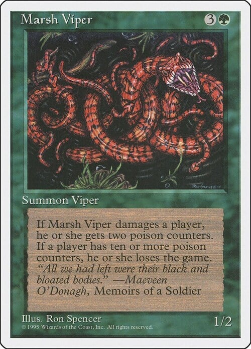 Marsh Viper Card Front