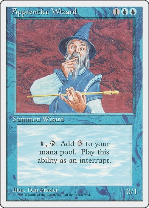 Apprentice Wizard Card Front