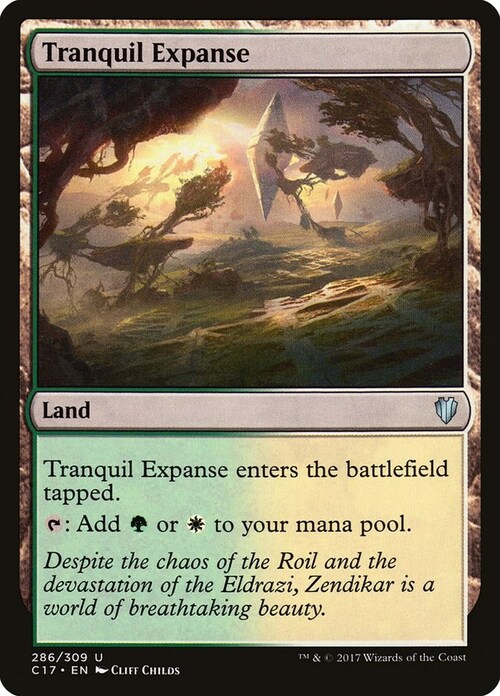 Tranquil Expanse Card Front