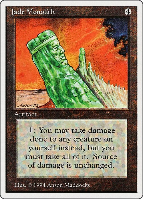 Jade Monolith Card Front