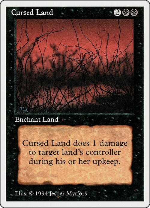 Cursed Land Card Front