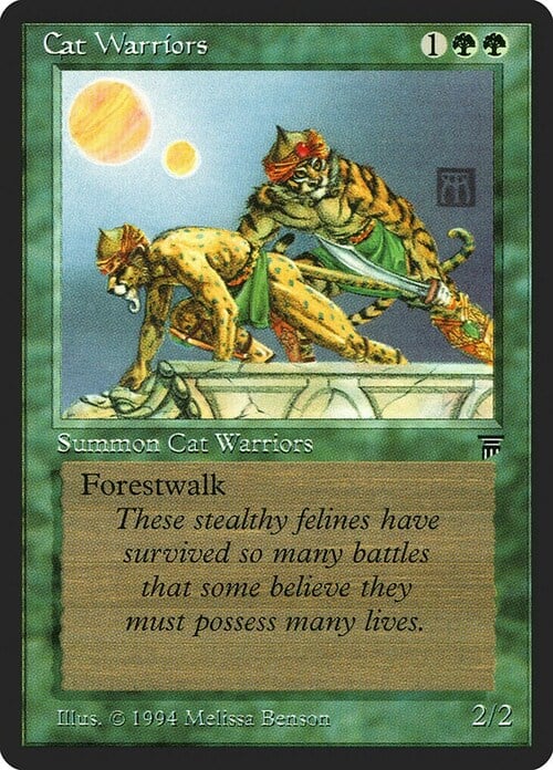 Cat Warriors Card Front