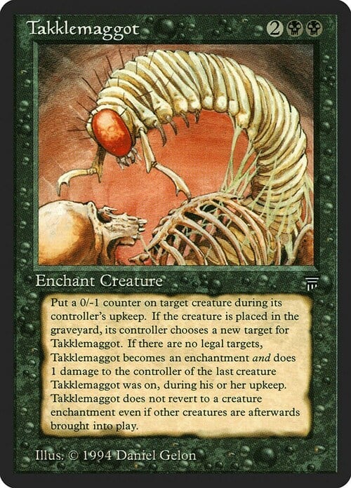 Takklemaggot Card Front