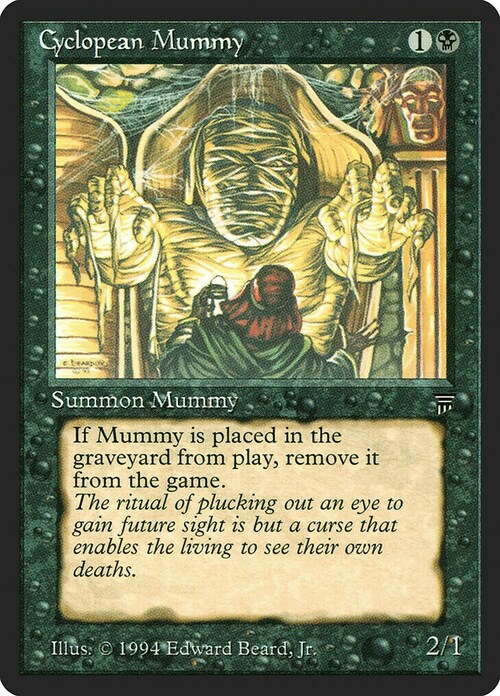 Cyclopean Mummy Card Front