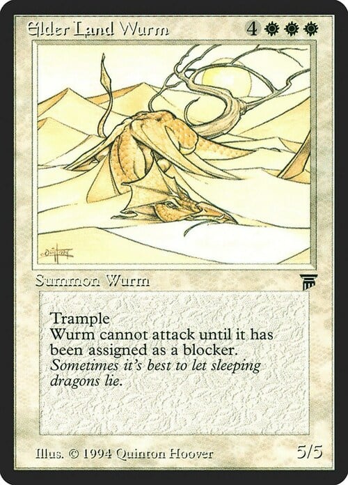 Elder Land Wurm Card Front