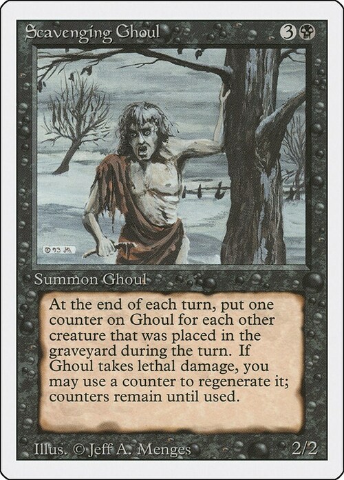 Scavenging Ghoul Card Front