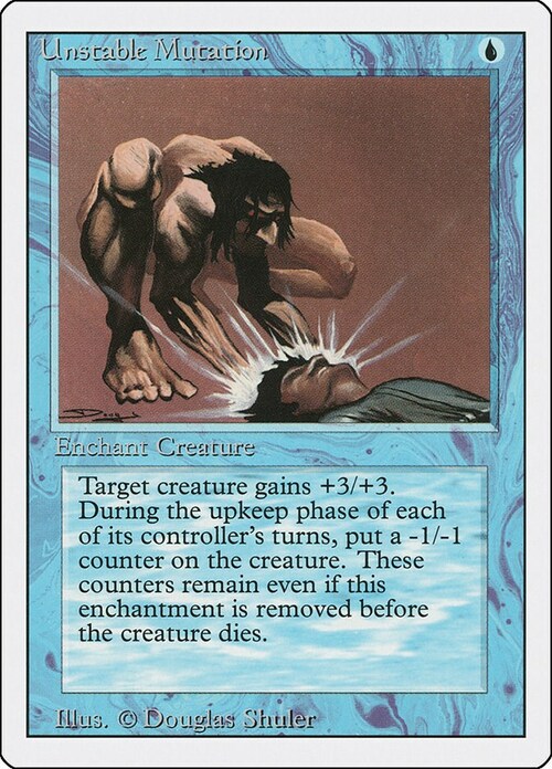 Unstable Mutation Card Front