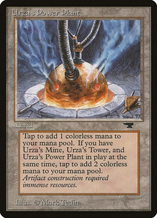 Urza's Power Plant Card Front