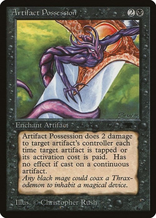 Artifact Possession Card Front