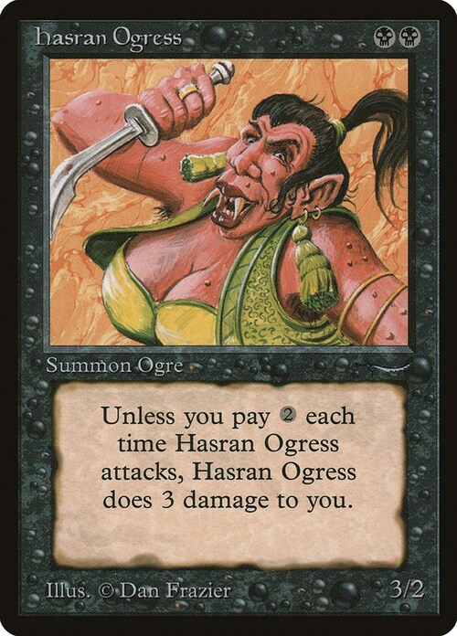 Hasran Ogress Card Front