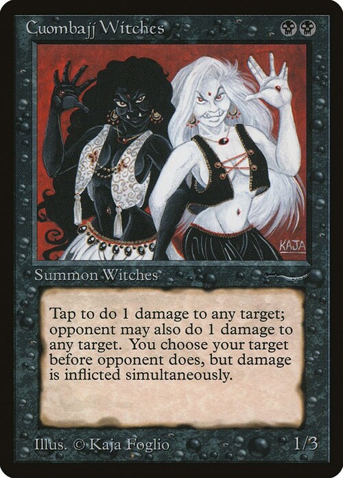 Cuombajj Witches Card Front