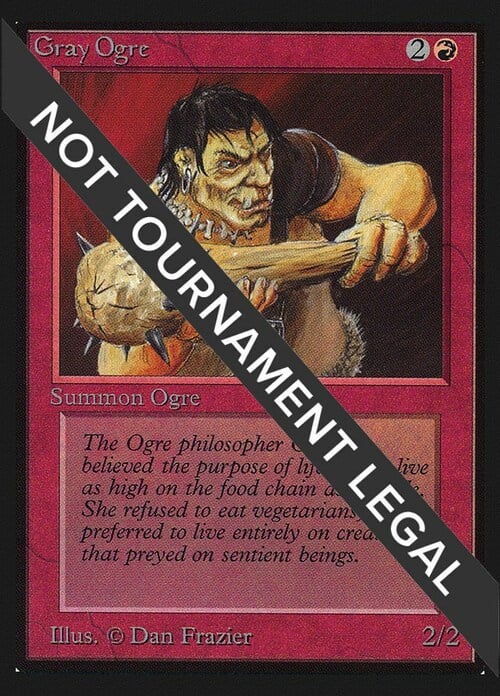 Gray Ogre Card Front