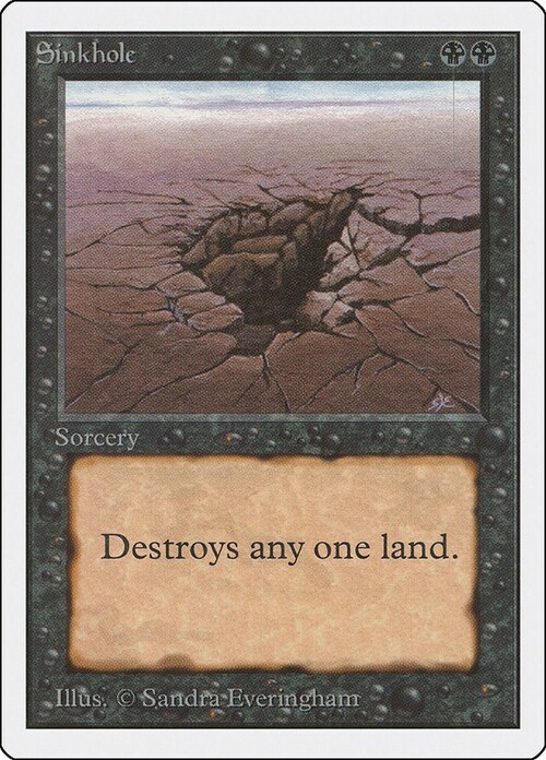 Sinkhole Card Front