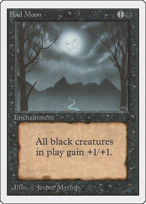 Bad Moon Card Front