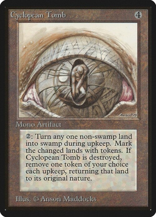 Cyclopean Tomb Card Front