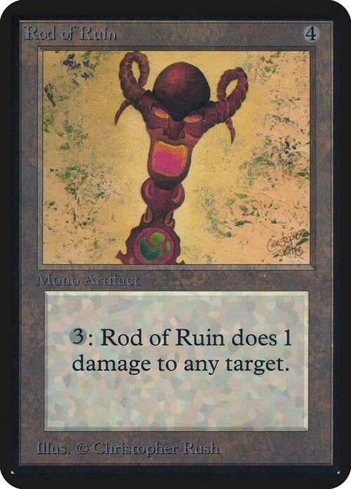 Rod of Ruin Card Front