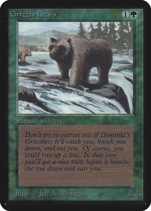 Grizzly Bears Card Front