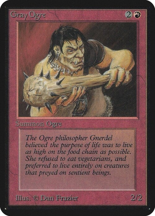 Gray Ogre Card Front