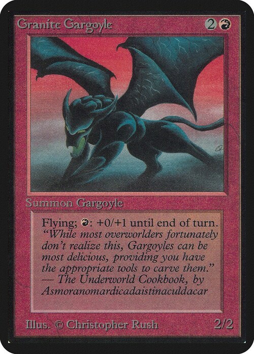 Granite Gargoyle Card Front