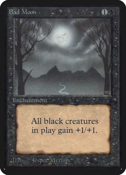 Bad Moon Card Front