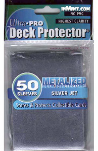 50 Metalized Silver Jet Sleeves