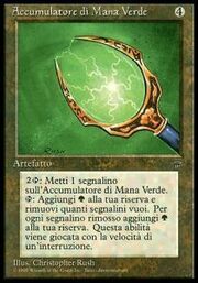 Accumulatore di Mana Verde