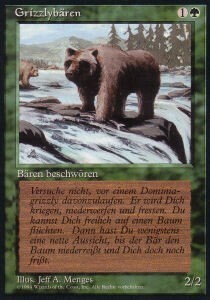 Grizzly Bears Card Front