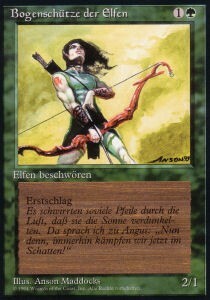 Elvish Archers Card Front