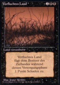 Cursed Land Card Front