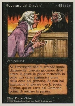 Demonic Attorney Card Front