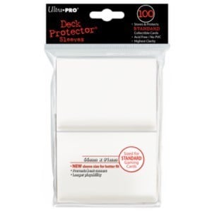 100 Ultra Pro Deck Protector sleeves (White)