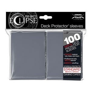 100 Ultra Pro Pro-Matte Eclipse Sleeves (Gray)