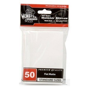 50 Monster Matte Sleeves (White)