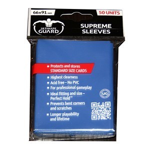 50 Ultimate Guard Supreme Sleeves (Blue)